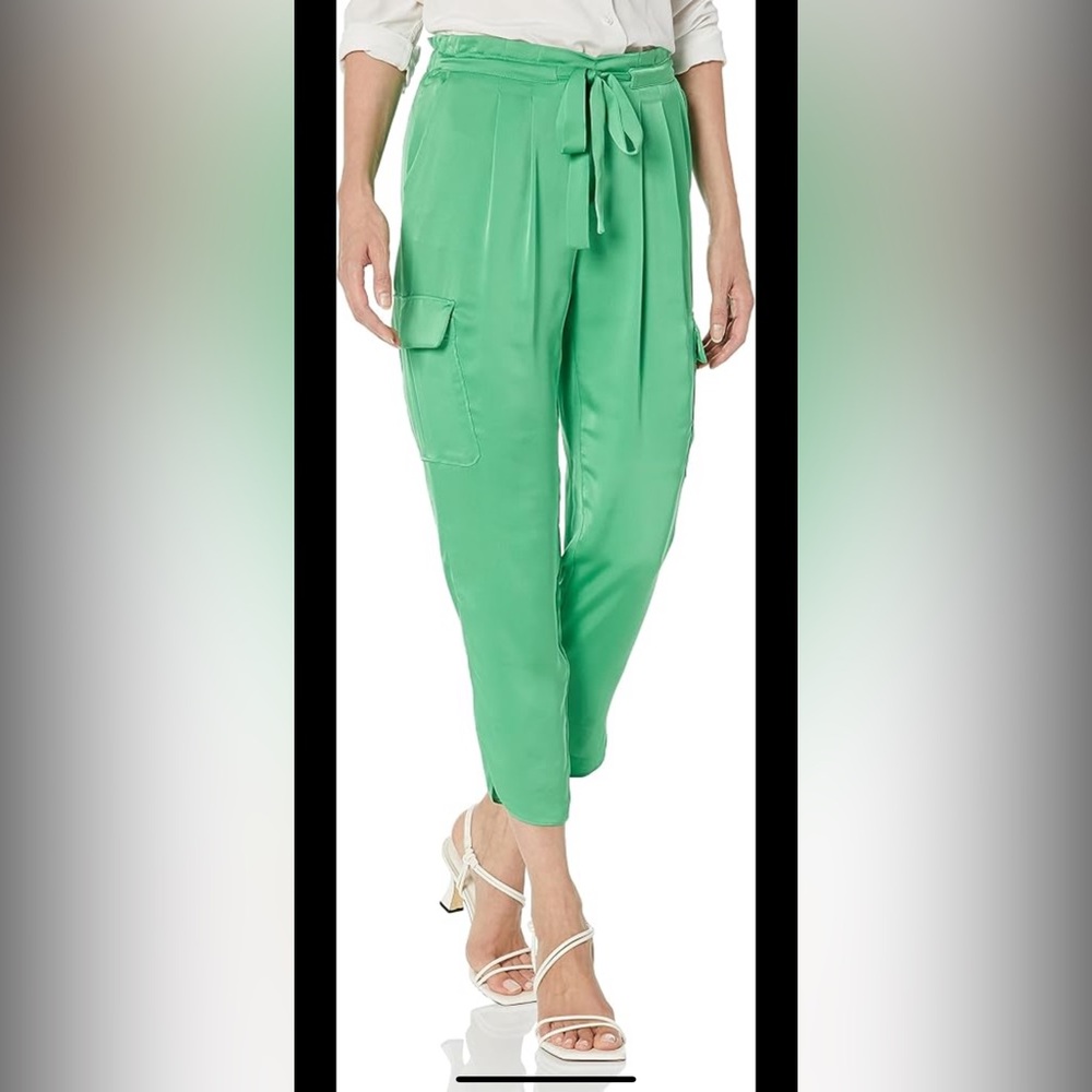 Ramy Brook Allyn Satin Pocket Pants - Picture 1 of 5